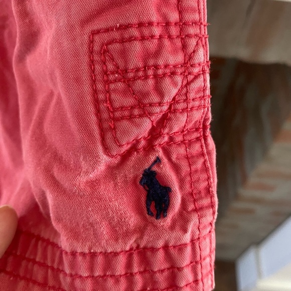 Boys Polo By Ralph Lauren Rust Colored Shorts with Drawstring size 4 - Picture 3 of 8